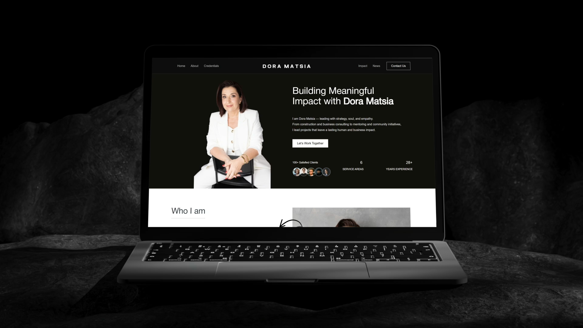 Personal Brand Website για Dora Matsia
